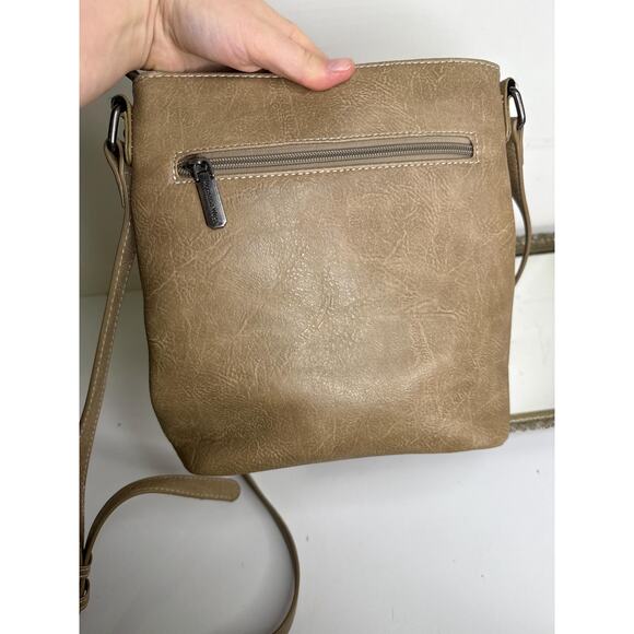 Montana West Tooled Studded Crossbody/Wristlet Bag buckle western boho cowboy - Picture 4 of 10